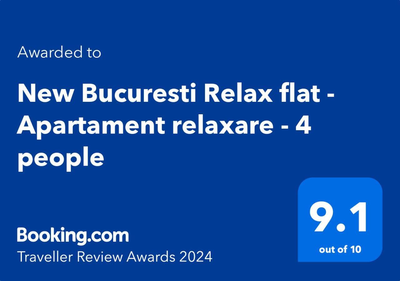 New Bucuresti Relax Flat - Apartament Relaxare - 4 People Leilighet Eksteriør bilde